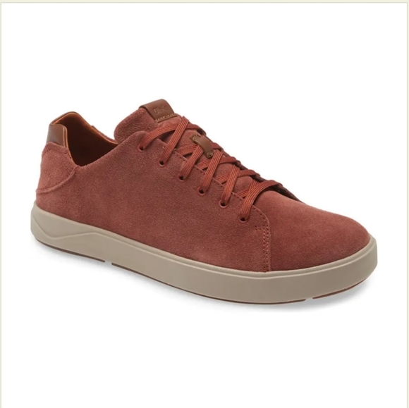 OluKai Other - NEW Olukai Men’s Sneakers Lae’ahi Li Kala Red Canoe Loafers Suede